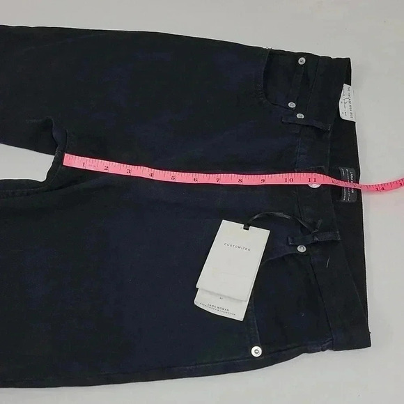 ZARA Costumized  The Vintage High Waisted Black Fringe Jeans - Picture 8 of 15